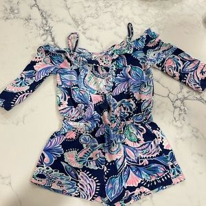Lilly Pulitzer Girls Romper XS 2-3
